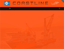 Tablet Screenshot of coastlinemaritime.com